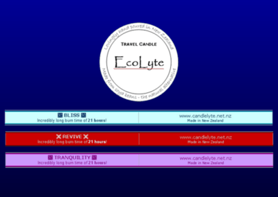 Logo 04 - Corporate Identity and Logo Design 5 Created for Candlelyte in 2007 as candle labels;