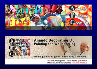 Logo 06 - Corporate Identity and Logo Design 7 Anando Decorating Ltd logo;