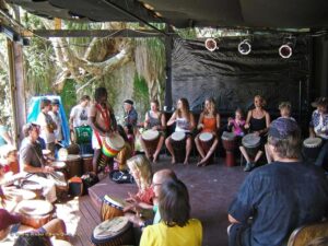 African Drum Circle at Prana