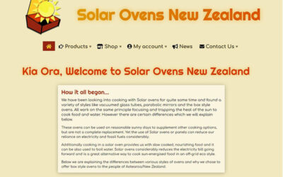 Solar Ovens, New Zealand