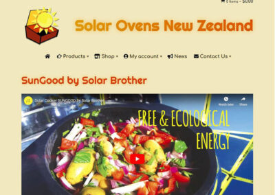 Solar Ovens New Zealand - SunGood page