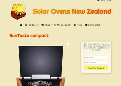 Solar Ovens New Zealand - SunTaste compact product