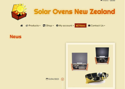 Solar Ovens New Zealand - News page