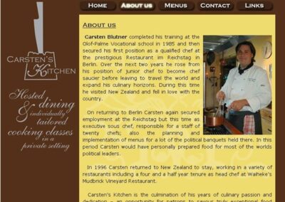 Carstens Kitchen About us page;