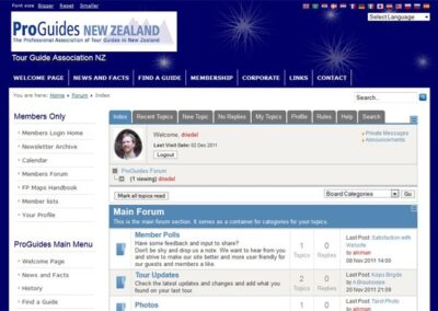 ProGuides New Zealand a forum to add, share and comment on various informations